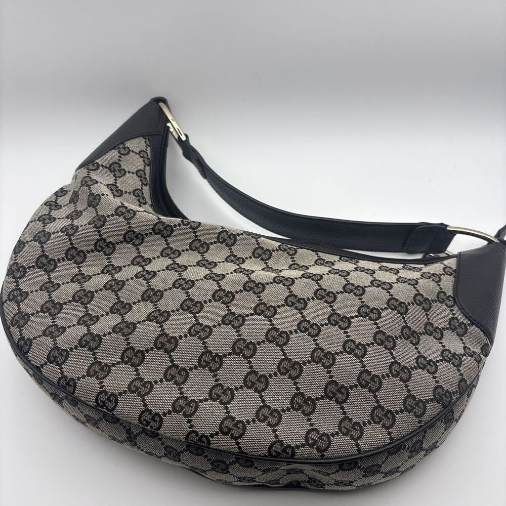 GUCCI GG Canvas Hobo Bag Handbag